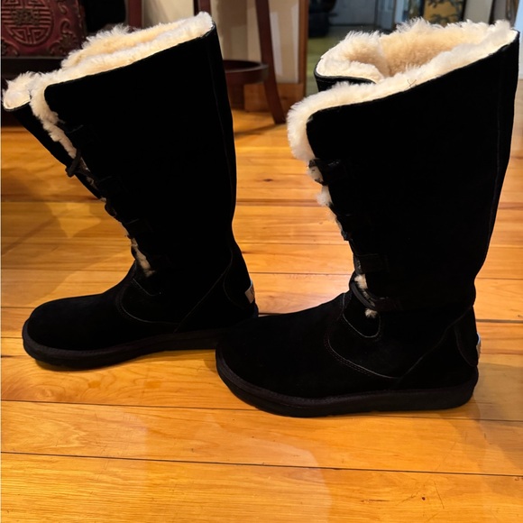 UGG Whitley lace up boots black  39 or 8.5 - Picture 5 of 15